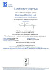 Certificado ISO 28000:2007 (en Inglés)